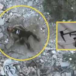 Son anları... Acı görüntü! Kudüs Tugayları'nın ele geçirdiği dronedan çıktı!