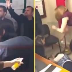 KKTC'de okul müdürü başörtülü öğrencileri görünce bayıldı