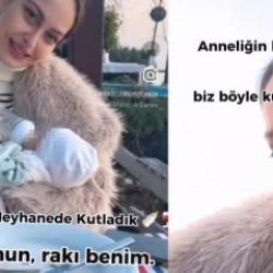 Bebek daha 20 günlük! "Süt onun rakı benim" diyerek paylaştı sosyal medya ayağa kalktı!