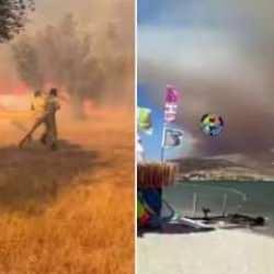 Turizm cennetinde korkutan yangın: O mahalleler tahliye edildi!