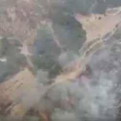 &Ccedil;anakkale'de havadan &ccedil;ekilen korkun&ccedil; g&ouml;r&uuml;nt&uuml;: Vali Toraman son durumu paylaştı!