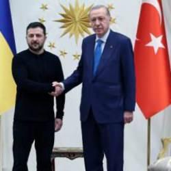 Cumhurbaşkanı Erdoğan, Zelenskiy ile görüştü