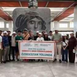 Gaziantep Büyükşehir'den derece yapan öğrencilere Özbekistan gezisi 
