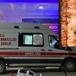Çorum'da zehirlenme vakası: Tavuk döner yiyen 30 öğrenci hastanelik oldu