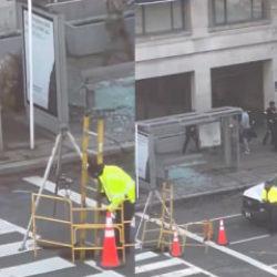 Washington'da 2 ABD askerini vuran saldırganın etkisiz hale getirildiği anlar