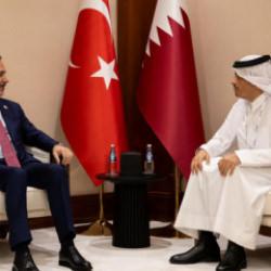 Bakan Fidan Doha'da! Katarlı mevkidaşı ile görüştü!