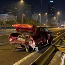 İstanbul'da korkutan kaza: 3 araç birbirine girdi! 1 ağır 2 yaralı