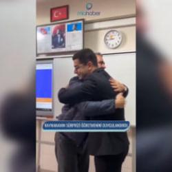 Kaymakam adayından &ouml;ğretmenine vefa ziyareti: Gurur dolu anlar yaşandı