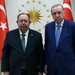 Cumhurbaşkanı Erdoğan, YSK Başkanı Yener'i kabul etti