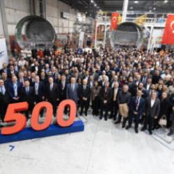 TUSAŞ Airbus'a 500'&uuml;nc&uuml; g&ouml;vde teslimatını ger&ccedil;ekleştirdi