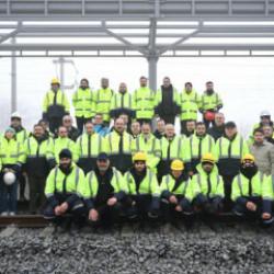 KONYARAY Banliy&ouml; Hattında Ray Birleştirme Kaynak Programı yapıldı