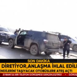 YPG'li ter&ouml;ristler teslim olanları taşıyacak otob&uuml;slere ateş a&ccedil;tı