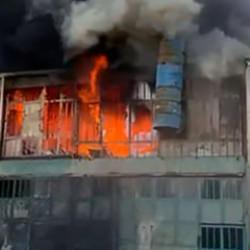 Hatay'da mobilya at&ouml;lyesinde yangın