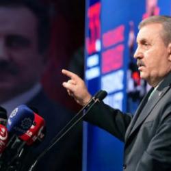 Mustafa Destici BBP'nin 33. yılında konuştu: O sa&ccedil; &ouml;rg&uuml;s&uuml; Bozkurt'un yelesidir!