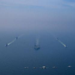 ABD'den son dakika İran paylaşımı: Savaş filosu Tahran'ın dibinde