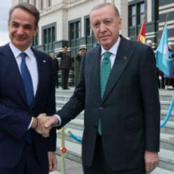 Cumhurbaşkanı Erdoğan, Mi&ccedil;otakis'i kabul etti