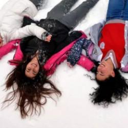 Bir ilimizde hafta sonu eğitimlerine kar engeli