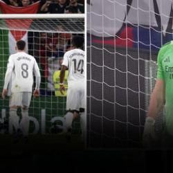 Eski bir İsrail askeriyle evli olan kaleci Filistin bayrağı &ouml;n&uuml;nde avlandı: İkonik bir an