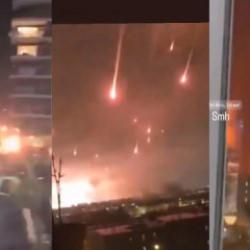 İran Tel Aviv'i ilk kez yeni nesil f&uuml;zeler ile İHA'larla vurdu