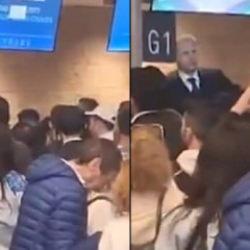 &Uuml;lkeden ayrılmak isteyen İsrailliler havaalanında kargaşa &ccedil;ıkardı