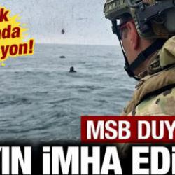 MSB duyurdu: İğneada'da mayın imha edildi!
