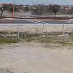 Afyonkarahisar'da g&ouml;renleri dehşete d&uuml;ş&uuml;ren kaza anı!