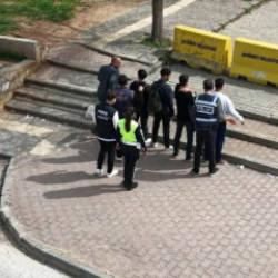 Gaziantep'te okul &ccedil;evrelerinde dron destekli sıkı denetim