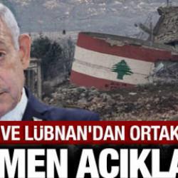 İsrail ve L&uuml;bnan'dan ortak karar: Resmen a&ccedil;ıklandı!