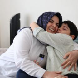 Bağcılar'da eğitim g&ouml;ren &ouml;zel &ccedil;ocuklara anlamlı s&uuml;rpriz 