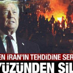 Trump'tan İran'a &ccedil;ok sert tepki: Yery&uuml;z&uuml;nden sileriz