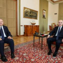 TBMM Başkanı Kurtulmuş, Emniyet Genel M&uuml;d&uuml;r&uuml; Fidan'ı kabul etti