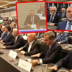 İsrail'in Filistin talebine ret! Toplantıya T&uuml;rk heyetin protestosu damga vurdu