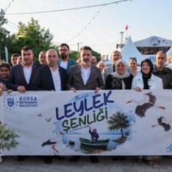 "Bursa Leylek Şenliği" coşkusu sokaklara taştı 