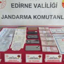 Keşan&rsquo;da tefeci şebekesine darbe: 2 aylık takip milyonluk senetlerle bitti!