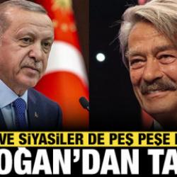 Erdoğan'dan Kadir İnanır'a taziye mesajı: Sanat&ccedil;ı ve siyasiler de peş peşe paylaştı!