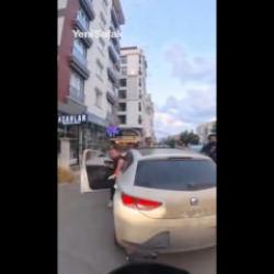 Kaza sonrası bu kez farklı bitti! Şaşırtan anlar kamerada!