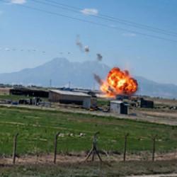 Niğde'de havai fişek fabrikasındaki patlama g&uuml;venlik kamerasında