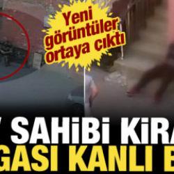 Kartal'da kiracının ev sahibini boynundan bı&ccedil;aklandığı anlar ortaya &ccedil;ıktı