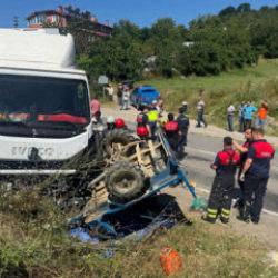 Bartın'da korkun&ccedil; kaza: 1 kişi hayatını kaybetti!