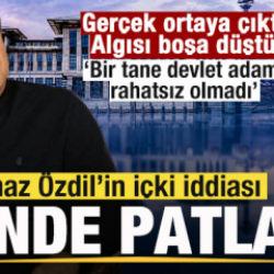 Yılmaz &Ouml;zdil'in NATO yemeğinde 'i&ccedil;ki' iddiası elinde patladı! Ger&ccedil;ek ortaya &ccedil;ıktı!