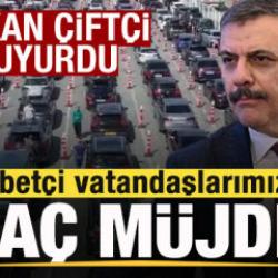 Bakan &Ccedil;ift&ccedil;i duyurdu! Gurbet&ccedil;i vatandaşlara ara&ccedil; m&uuml;jdesi