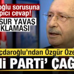 Kılı&ccedil;daroğlu'ndan Ekrem İmamoğlu ve Mansur Yavaş a&ccedil;ıklaması! &Ouml;zg&uuml;r &Ouml;zel'e parti &ccedil;ağrısı! 