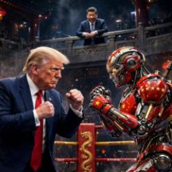ABD'den dev kilit: Trump &Ccedil;in'in robot ordusuna savaş a&ccedil;tı! Resmen başladı...