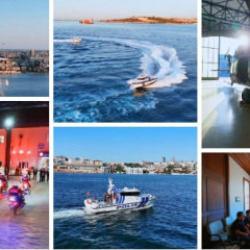 Karada, havada ve denizde: İstanbul Emniyeti'nden g&ouml;vde g&ouml;sterisi