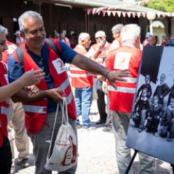 Kızılay kampında 60 yıllık yurt kardeşliği buluşması