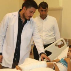 Ayağını kaybetmekten kurtulan Musa'nın hayali değişti: Doktor olacak