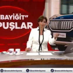 &Ouml;zlem G&uuml;rses'ten canlı yayında b&uuml;y&uuml;k gaf! TOGG'un mazotla &ccedil;alıştığını sandı
