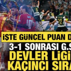 Şampiyonlar Ligi'nde g&uuml;ncel puan durumu sıralaması! Galatasaray ka&ccedil;ıncı sırada?