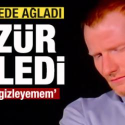 D&uuml;nyada g&uuml;ndeme oturdu! Ed Sheeran sahnede ağladı, &ouml;z&uuml;r diledi: Artık gizleyemem
