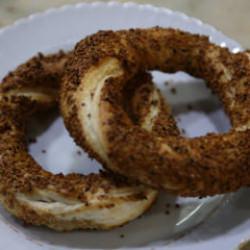 Ordulu fırıncı hamsili simit yaptı